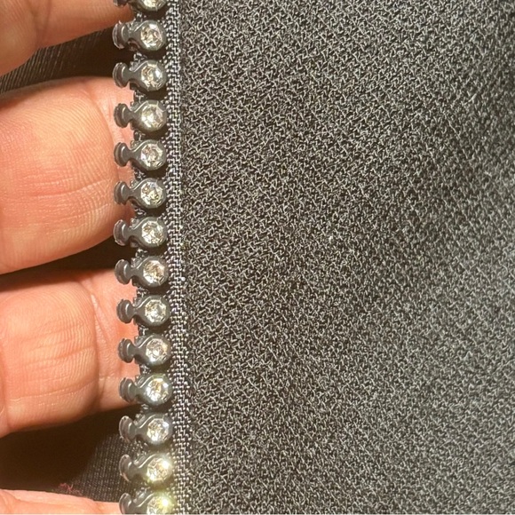 Nana Jacqueline Liliana Jewled Rhinestone Zip Up Blazer - Picture 6 of 7